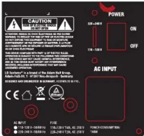 LD Systems Stinger Mix 6 A G3 - POWER ON / OFF - 1