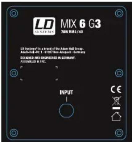LD Systems Stinger Mix 6 A G3 - ANSCHLUSS MIX6G3 - 1