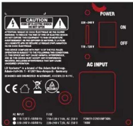 LD Systems Stinger Mix 6 A G3 - POWER ON / OFF - 1