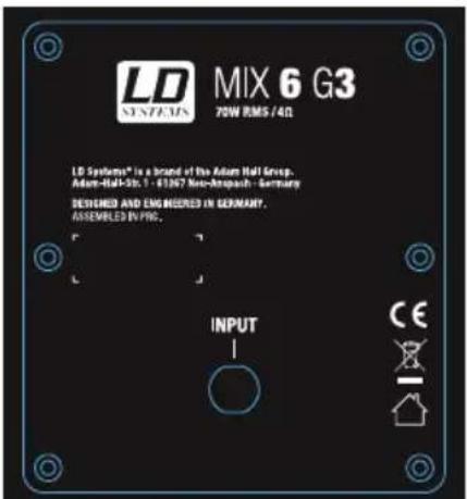 LD Systems Stinger Mix 6 A G3 - RACCORDO MIX6G3 - 1