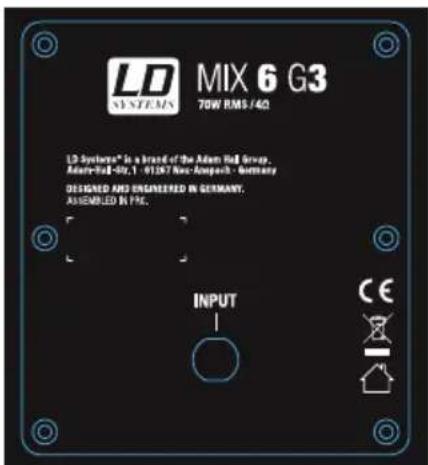 LD Systems Stinger Mix 6 A G3 - CONEXIÓN MIX6G3 - 1