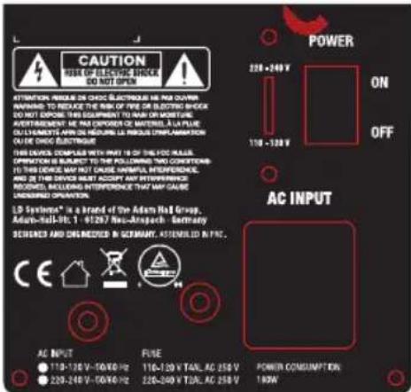 LD Systems Stinger Mix 6 A G3 - POWER ON / OFF - 1