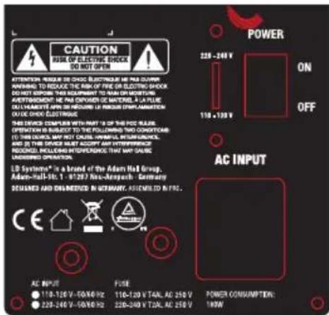 LD Systems Stinger Mix 6 A G3 - POWER On / OFF - 1