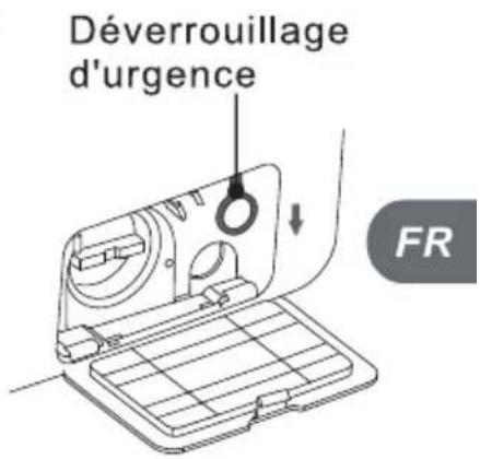 TCL FP0924WC0 - Déverrouillage de la porte en cas d'urgence (non applicable sur certains modèles) - 1