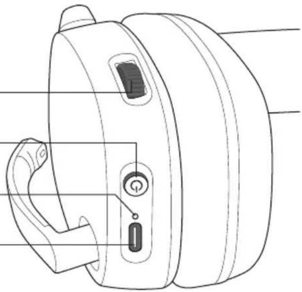 ROCCAT Syn Pro Air - Headset controls commandes sur CASQUE - 1