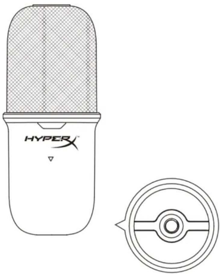 HYPERX SoloCast - Использование микрофонной стойки - 1