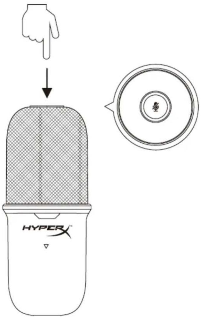 HYPERX SoloCast - 麥克風控制 - 1