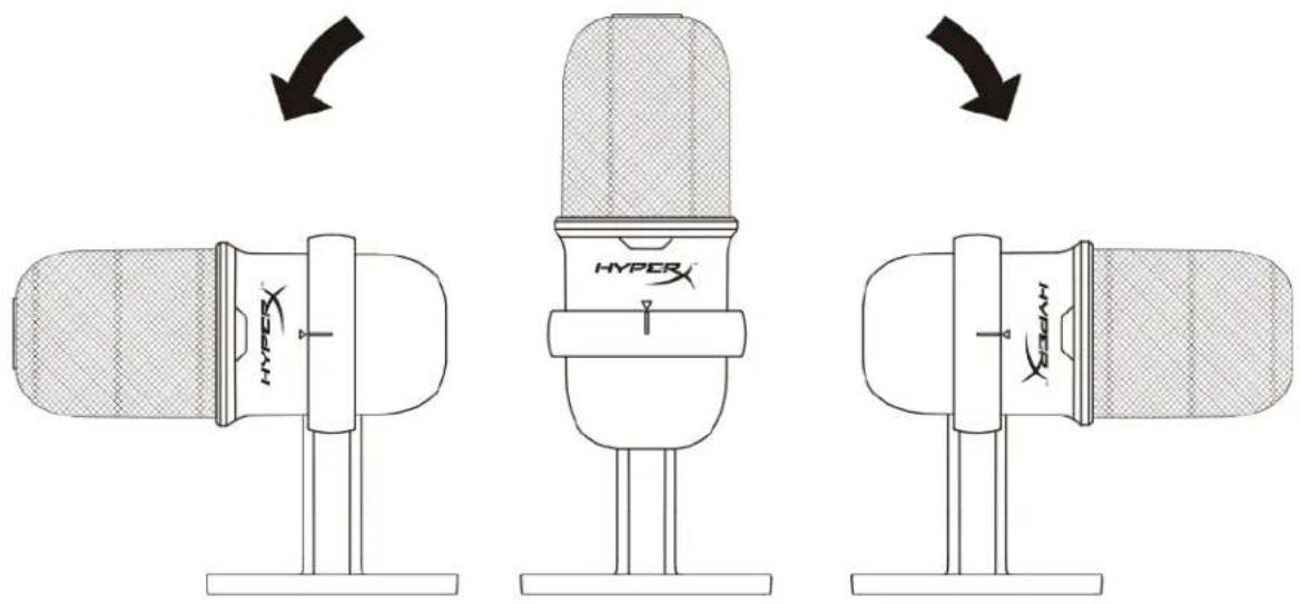 HYPERX SoloCast - Posição do microfone - 2