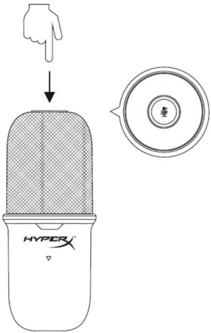 HYPERX SoloCast - 麦克风控件 - 1