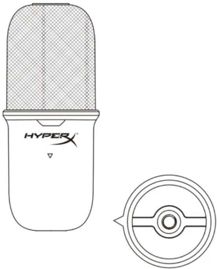 HYPERX SoloCast - 使用麦克风支架 - 1