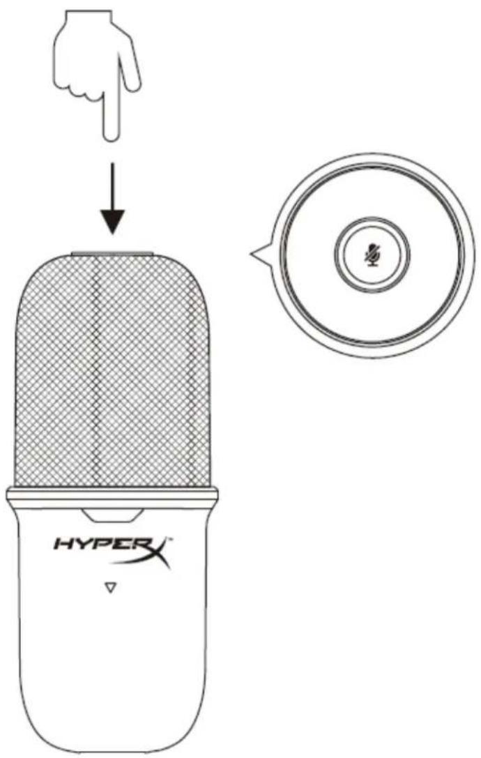 HYPERX SoloCast - Управление микрофоном - 1