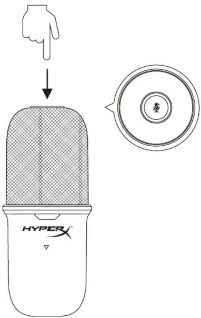 HYPERX SoloCast - Microphone Controls - 1