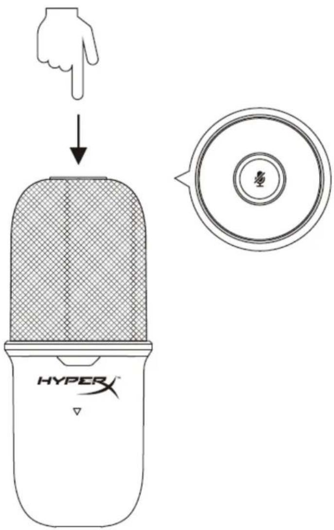 HYPERX SoloCast - Controllo microfono - 1