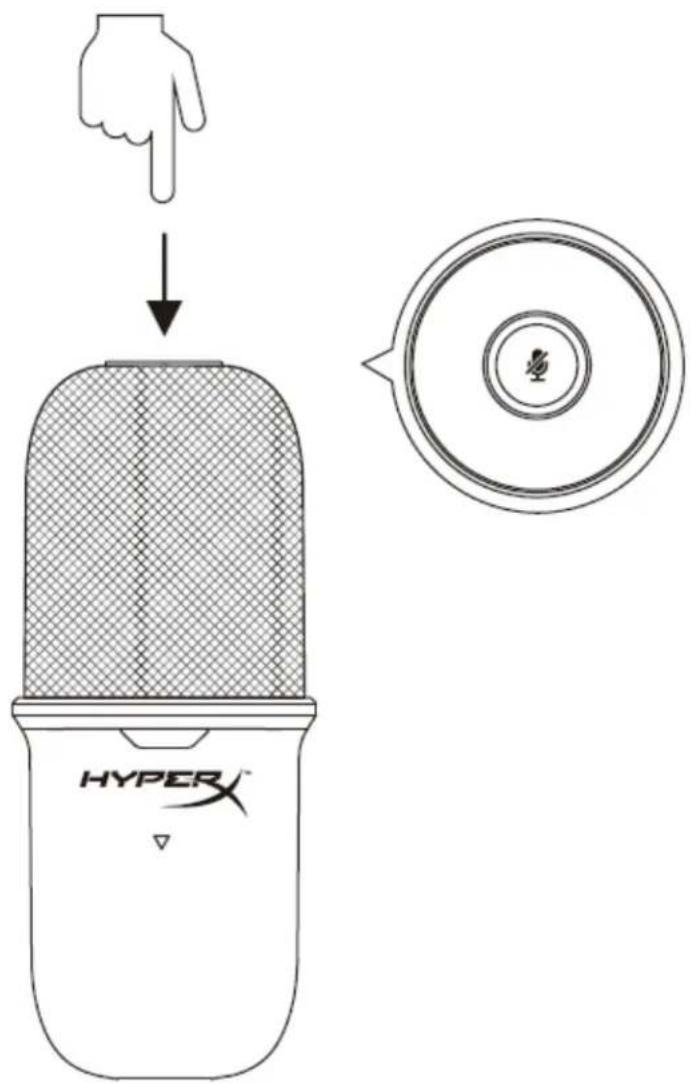 HYPERX SoloCast - マイクの操作 - 1