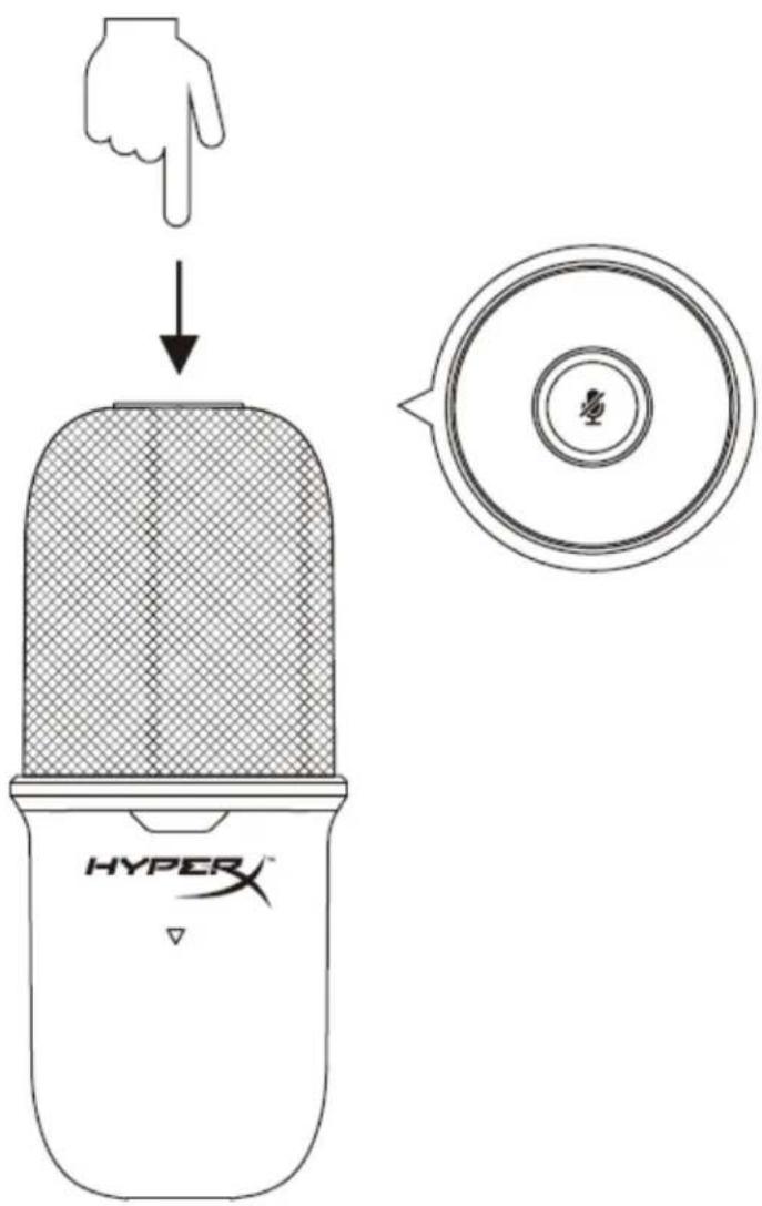 HYPERX SoloCast - Commandes du microphone - 1