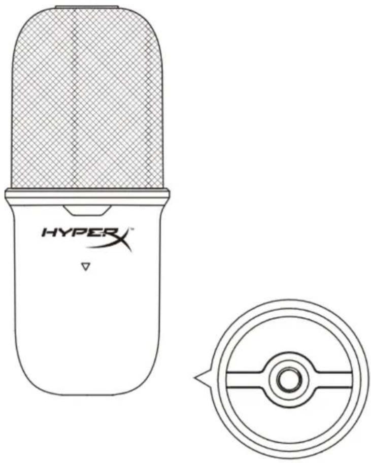 HYPERX SoloCast - Utilización de un soporte de micrófono - 1