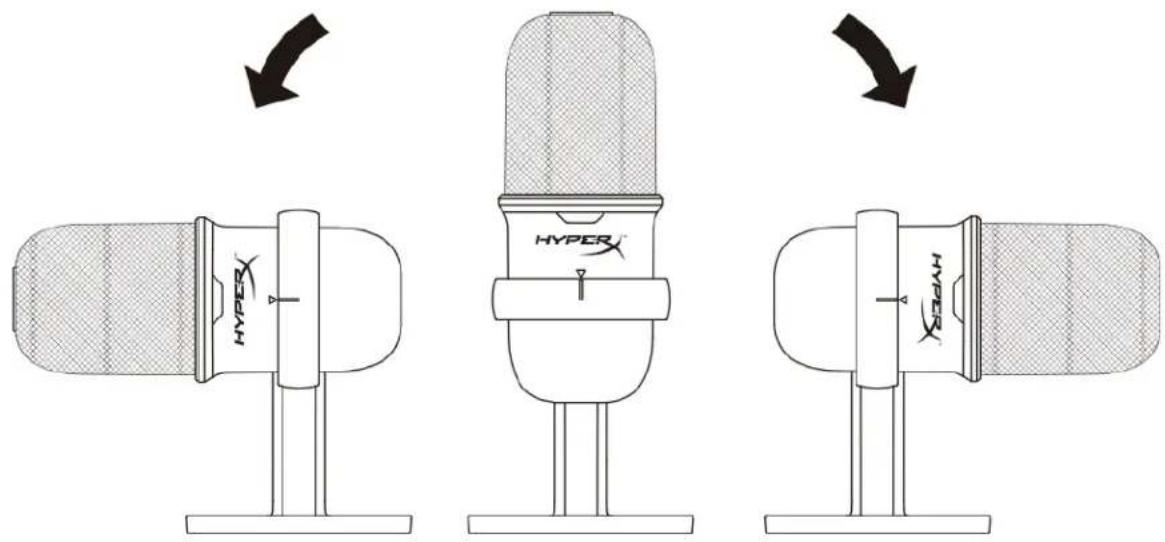 HYPERX SoloCast - Posición del micrófono - 2