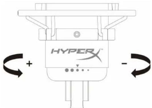 HYPERX QuadCast S - Adjusting Gain Control - 1