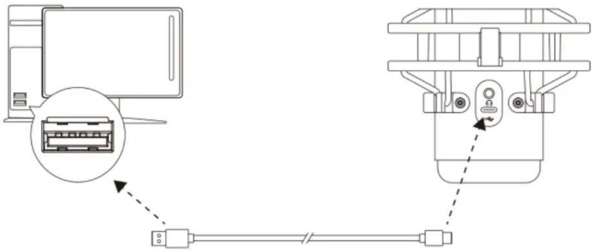 HYPERX QuadCast S - Using with PC or Mac - 1