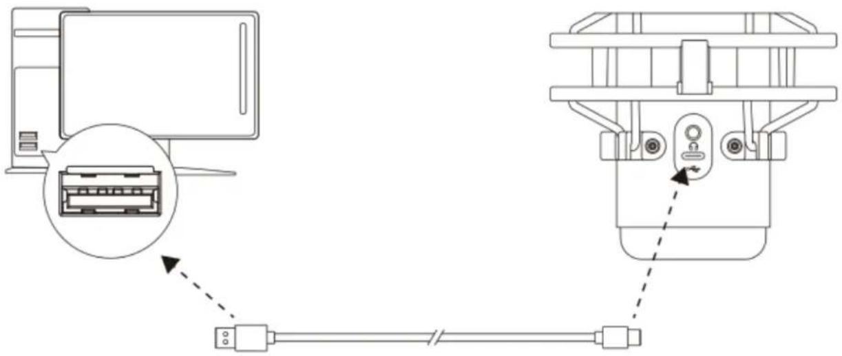HYPERX QuadCast S - Uso con PC o Mac - 1