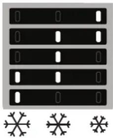 Atag KD63088A - LEDs lit Set temperature - 1