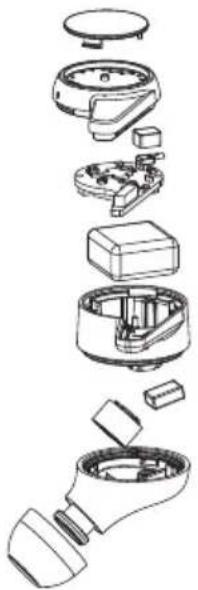 PHILIPS TAT1207 - Retrait de la batterie intégrée - 1
