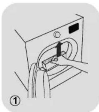 HOOVER NDE C8TBBEXS - So reinigen Sie das Flusensieb - 1