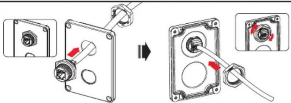 Tripp Lite P569010IND2 - Instalación de Conector Industrial Keystone (N206-KJ01-IND) - 1