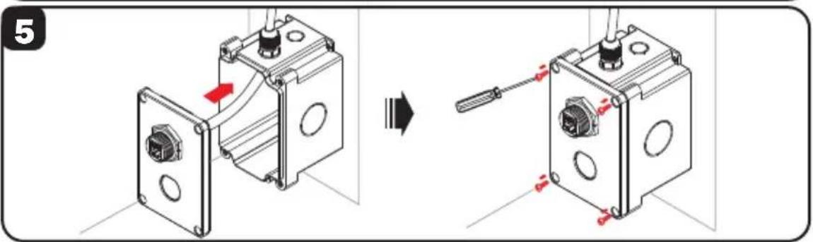 Tripp Lite P569010IND2 - Industrial Bulkhead Coupler Installation (N206-BC01-IND, U325-000-IND, P569-000-FF-IND and N455-BC01-IND) - 5