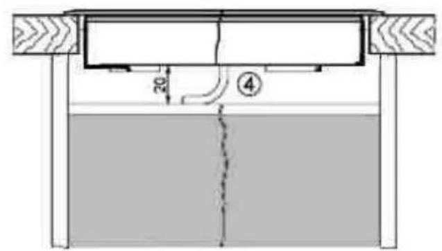 Küppersbusch VKI3500.1SR - How to stick the gasket: - 3