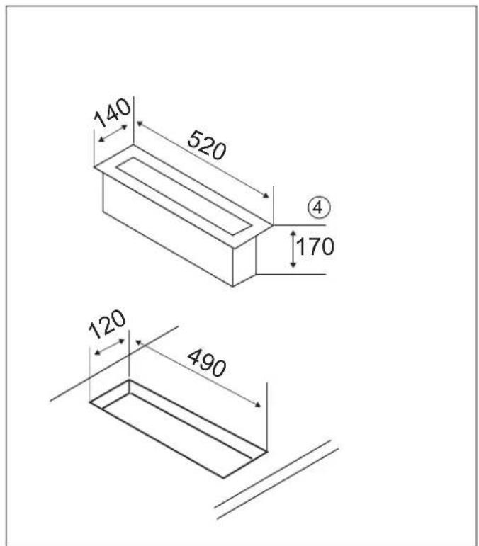 Küppersbusch VKM1800.0SR - Entalhe no balcão de serviço - 5