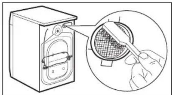 AEG L71471FL - De watertoevoerfilters schoonmake: - 2