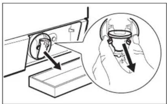 AEG L676685FL - Pour nettoyer la pompe de vidange : - 3