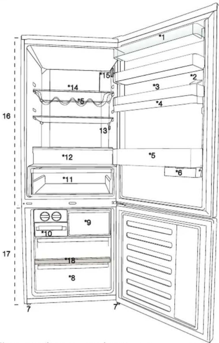 GRUNDIG GKN 27960 FHXRN - Frigider - 1