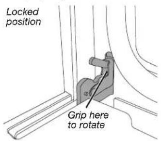 Locked position Grip here to rotate