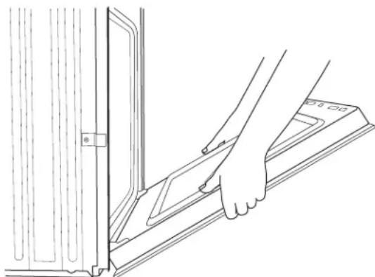 MAYTAG W10791229 - Dépose de la/les porte(s) du four - 4