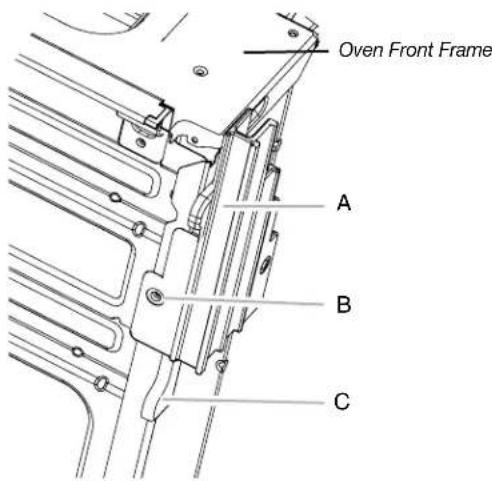 Oven Front Frame A B C