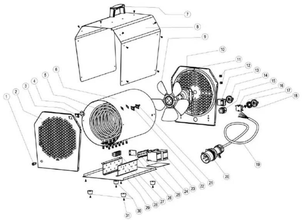 Heylo DE 9 XL - Circuit diagram - 2