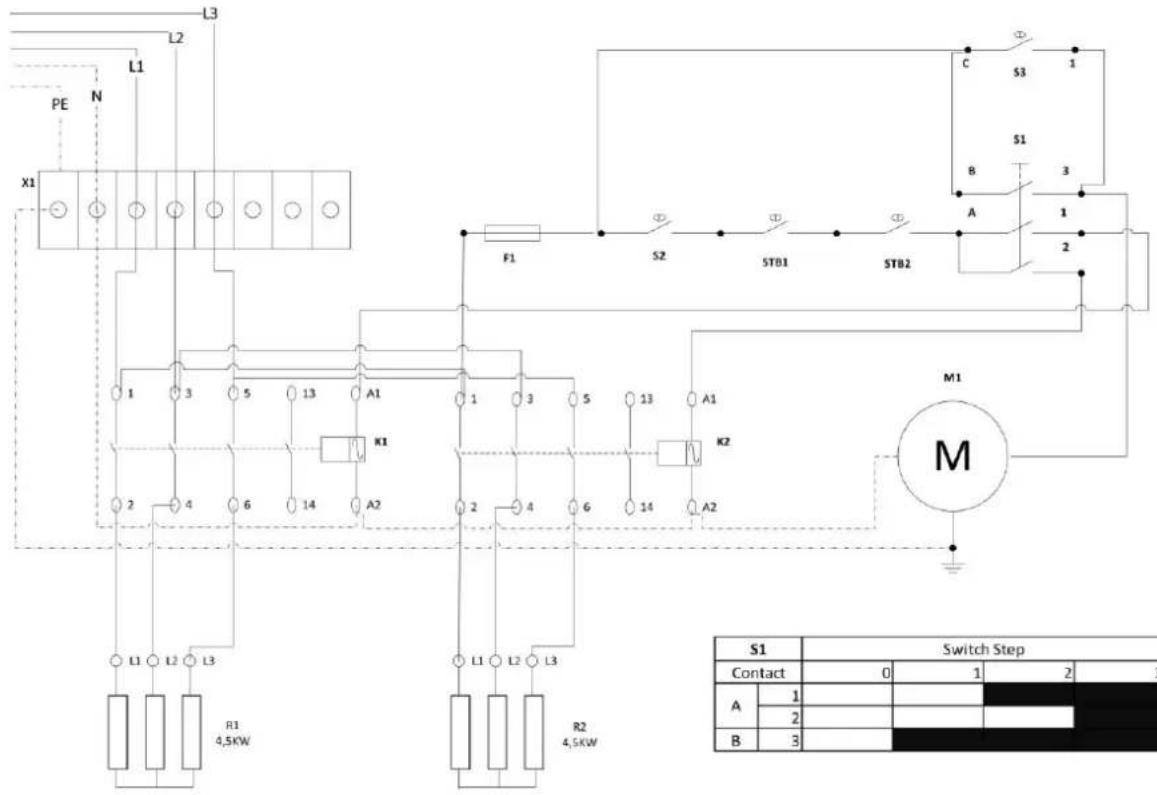 Heylo DE 9 XL - Circuit diagram - 1