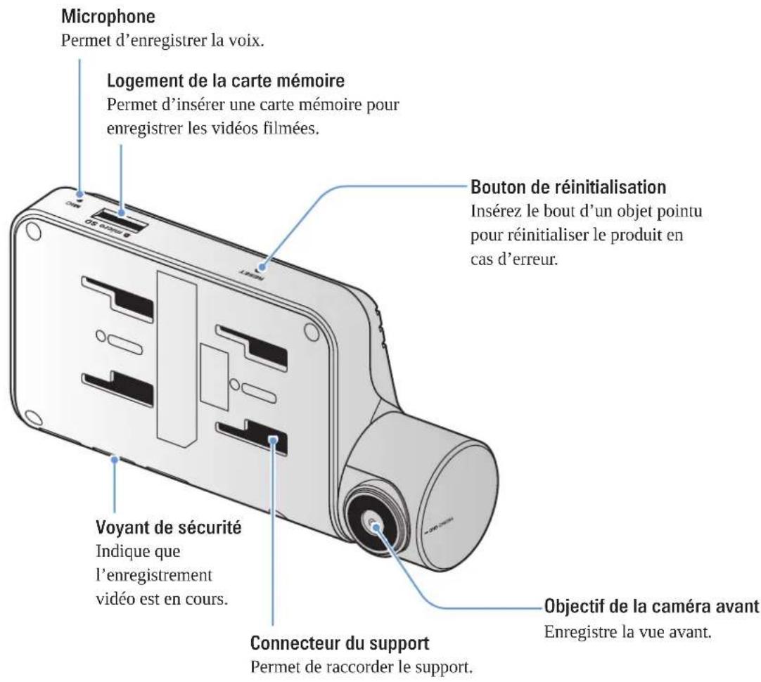 Thinkware Q800 PRO - Caméra avant (appareil principal) - vue avant - 3