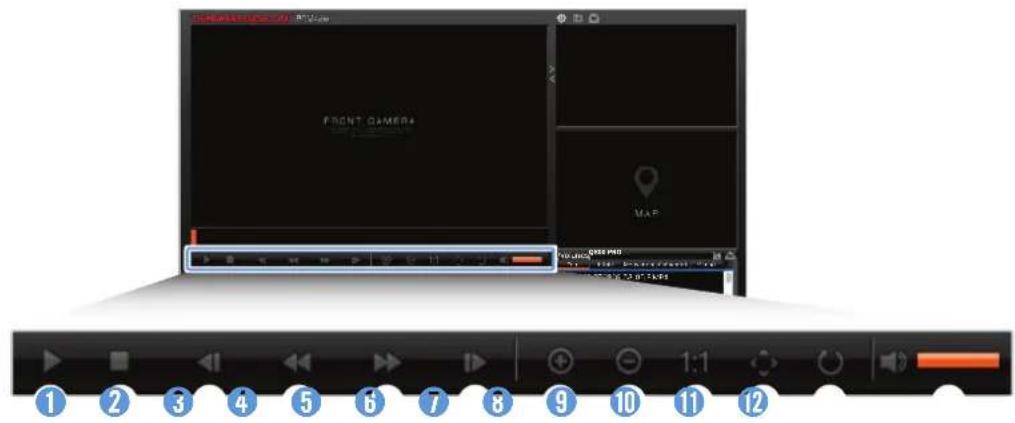 Thinkware Q800 PRO - Aperçu du menu des commandes vidéo (Mac) - 1