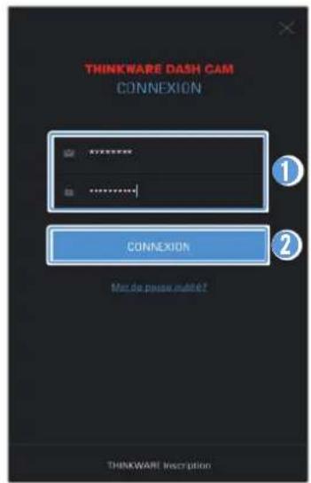 Thinkware Q800 PRO - Se connecter au compte THINKWARE - 6