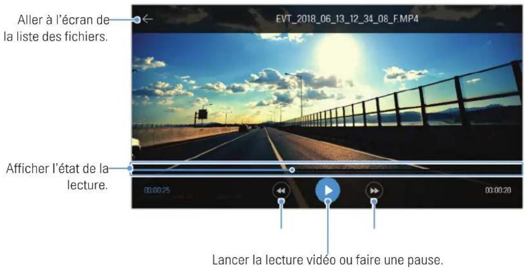 Thinkware Q800 PRO - Aperçu du menu des commandes vidéo - 2
