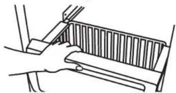 JENN-AIR JBSS48E22L - TO REMOVE AND REPLACE THE FREEZER BASKET: - 1