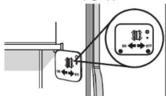 JENN-AIR JBSS48E22L - TO TURN THE ICE MAKER ON/OFF: - 1