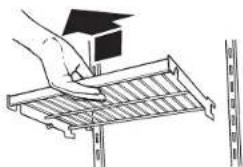 JENN-AIR JBSS42E22L - TO REMOVE AND REPLACE THE SHELF: - 1