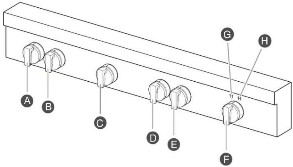 JENN-AIR JGCP648HM - Boutons de commande - 1