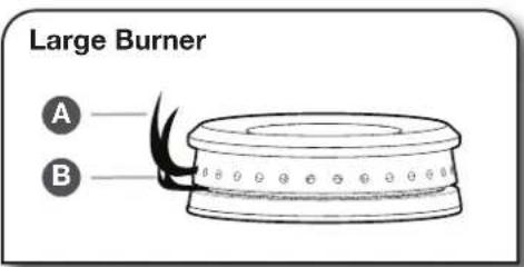 JENN-AIR JGCP648HM - SEATED SURFACE BURNERS - 2