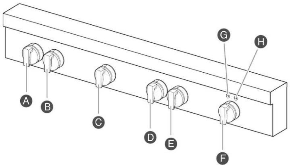 JENN-AIR JGCP648HM - CONTROL KNOBS - 1