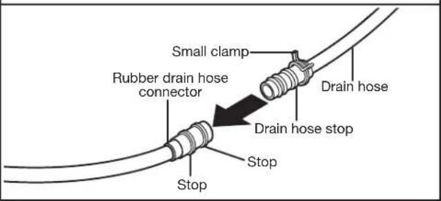 JENN-AIR MDB8989SHK - Connect drain hose - 1